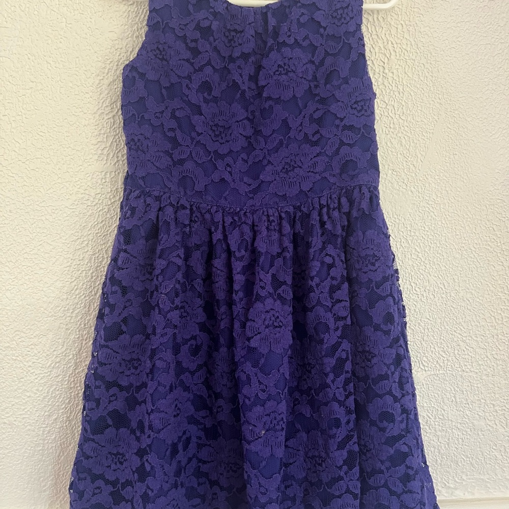Carter's Purple Lace Kids Dress